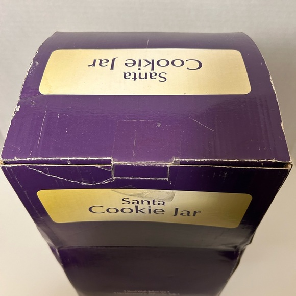 Ceramic Santa Cookie Jar With Box - Picture 11 of 12